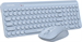 Клавиатура + мышь A4Tech Fstyler FG3300 Air2 клав:синий мышь:синий USB беспроводная slim Multimedia FG3300 AIR2-1