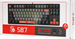 Клавиатура A4Tech Bloody S87 Energy механическая черный USB for gamer LED (S87 USB ENERGY RED) кабел S87 USB ENERGY RED