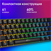 Клавиатура Оклик K713X механическая черный USB Multimedia for gamer LED 40972