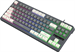 Клавиатура Оклик 731G серый/белый USB Multimedia for gamer LED кабель 1.5м 40977