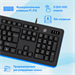 Клавиатура + мышь Оклик S605 клав:черный мышь:черный USB Multimedia 40989