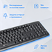 Клавиатура Оклик 180V2 черный USB (1185956) 1185956