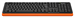 Клавиатура A4Tech FKS10 черный/оранжевый USB (подставка для запястий) (FKS10 ORANGE) кабель 1.5м FKS10 ORANGE