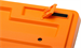 Клавиатура A4Tech FKS10 черный/оранжевый USB (подставка для запястий) (FKS10 ORANGE) кабель 1.5м FKS10 ORANGE