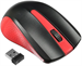 Мышь Оклик 485MW черный/красный оптическая 1600dpi беспров. USB для ноутбука 3but (997828) 997828