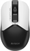 Мышь A4Tech Fstyler FG12 Panda белый/черный оптическая 1200dpi беспров. USB 3but FG12 PANDA