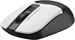 Мышь A4Tech Fstyler FG12 Panda белый/черный оптическая 1200dpi беспров. USB 3but FG12 PANDA