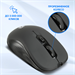Мышь Оклик 610MWC черный оптическая 1600dpi беспров. USB/USB-C для ноутбука 6but (1158012) 1158012