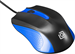 Мышь Оклик 225M черный/синий оптическая 1200dpi USB 3but (288233) 288233