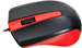 Мышь Оклик 225M черный/красный оптическая 1200dpi USB для ноутбука 3but (288237) 288237