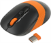 Мышь A4Tech Fstyler FG10S черный/оранжевый оптическая 2000dpi silent беспров. USB для ноутбука 4but  FG10S ORANGE