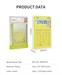 Калькулятор настольный Deli Touch EM01551 желтый 12-разр. EM01551