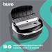 Шредер Buro Home BU-S700AF черный с автоподачей (секр.P-4) фрагменты 50лист. 14лтр. пл.карты BU-S700AF
