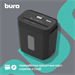 Шредер Buro Office BU-S800 (секр.P-4) фрагменты 10лист. 21лтр. пл.карты BU-S800