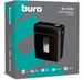 Шредер Buro Home BU-S630 черный (секр.P-4) фрагменты 6лист. 11лтр. скрепки скобы пл.карты BU-S630