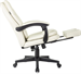 Кресло руководителя Бюрократ CH-868N-BF слоновая кость экокожа крестов. пластик подст.для ног CH-868N-BF/IVORY-PU