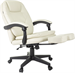 Кресло руководителя Бюрократ CH-868N-BF слоновая кость экокожа крестов. пластик подст.для ног CH-868N-BF/IVORY-PU