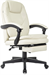 Кресло руководителя Бюрократ CH-868N-BF слоновая кость экокожа крестов. пластик подст.для ног CH-868N-BF/IVORY-PU
