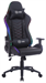 Кресло игровое Cactus CS-CHR-0099BLR с RGB-подсветкой черный/красный экокожа с подголов. крестов. ст CS-CHR-0099BLR