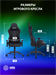 Кресло игровое Cactus CS-CHR-0099BLR с RGB-подсветкой черный/красный экокожа с подголов. крестов. ст CS-CHR-0099BLR
