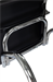 Кресло Бюрократ CH-883-LOW-V черный экокожа низк.спин. полозья металл хром CH-883-LOW-V/BLACK