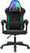 Кресло игровое Knight Wolf RGB черный с подголов. крестов. пластик пластик черный KNIGHT WOLF RGB B